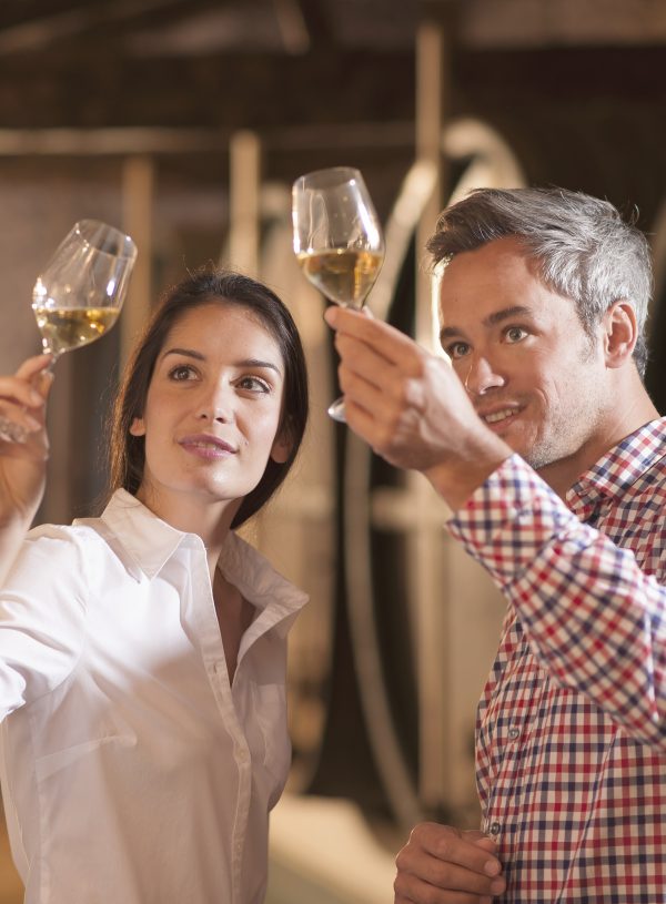 Sommelier tasting wine