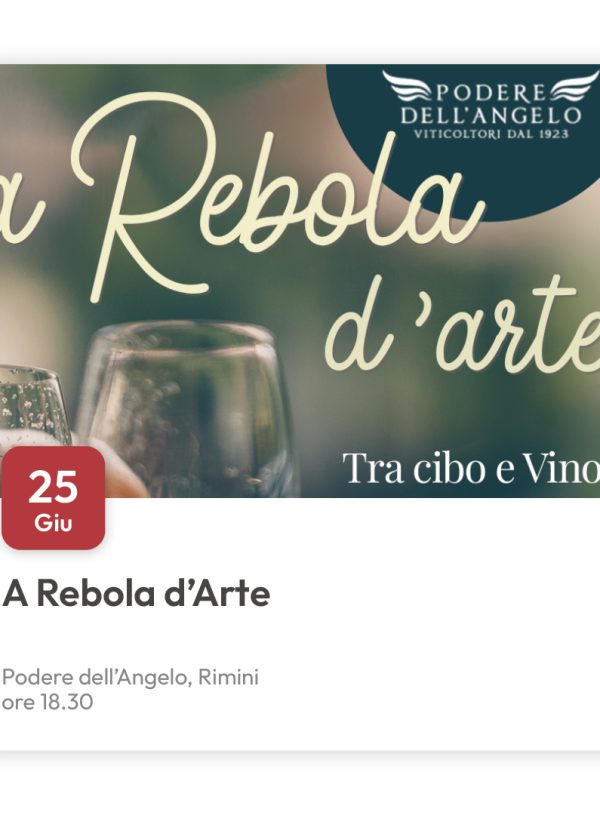 a rebola d'arte 25 giugno