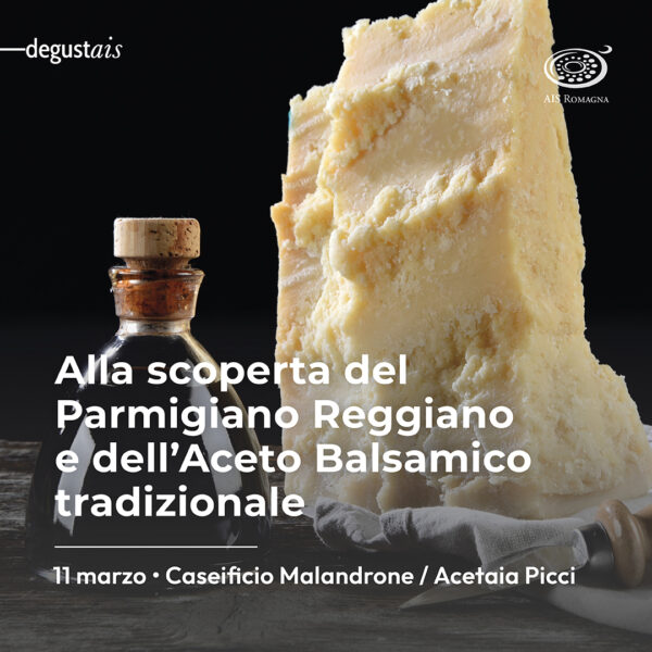 11 MARZO IN GITA CON AIS ROMAGNA ALLA SCOPERTA DEL PARMIGIANO REGGIANO E DELL’ ACETO BALSAMICO TRADIZIONALE