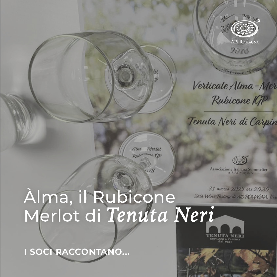 Àlma, il Rubicone Merlot di Tenuta Neri. Di Matteo Paganelli