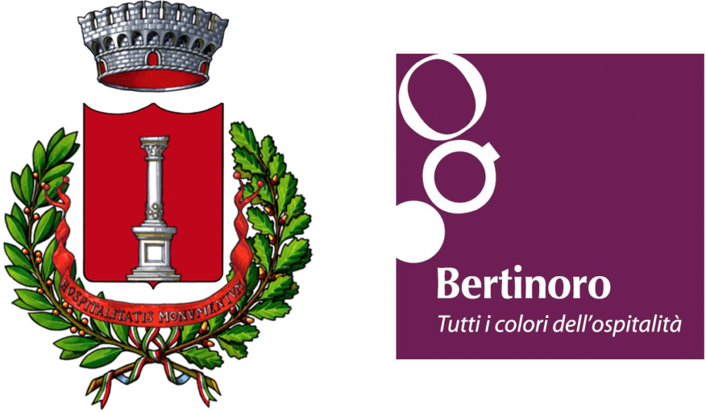 logo comune di bertinoro e stemma ospitalità