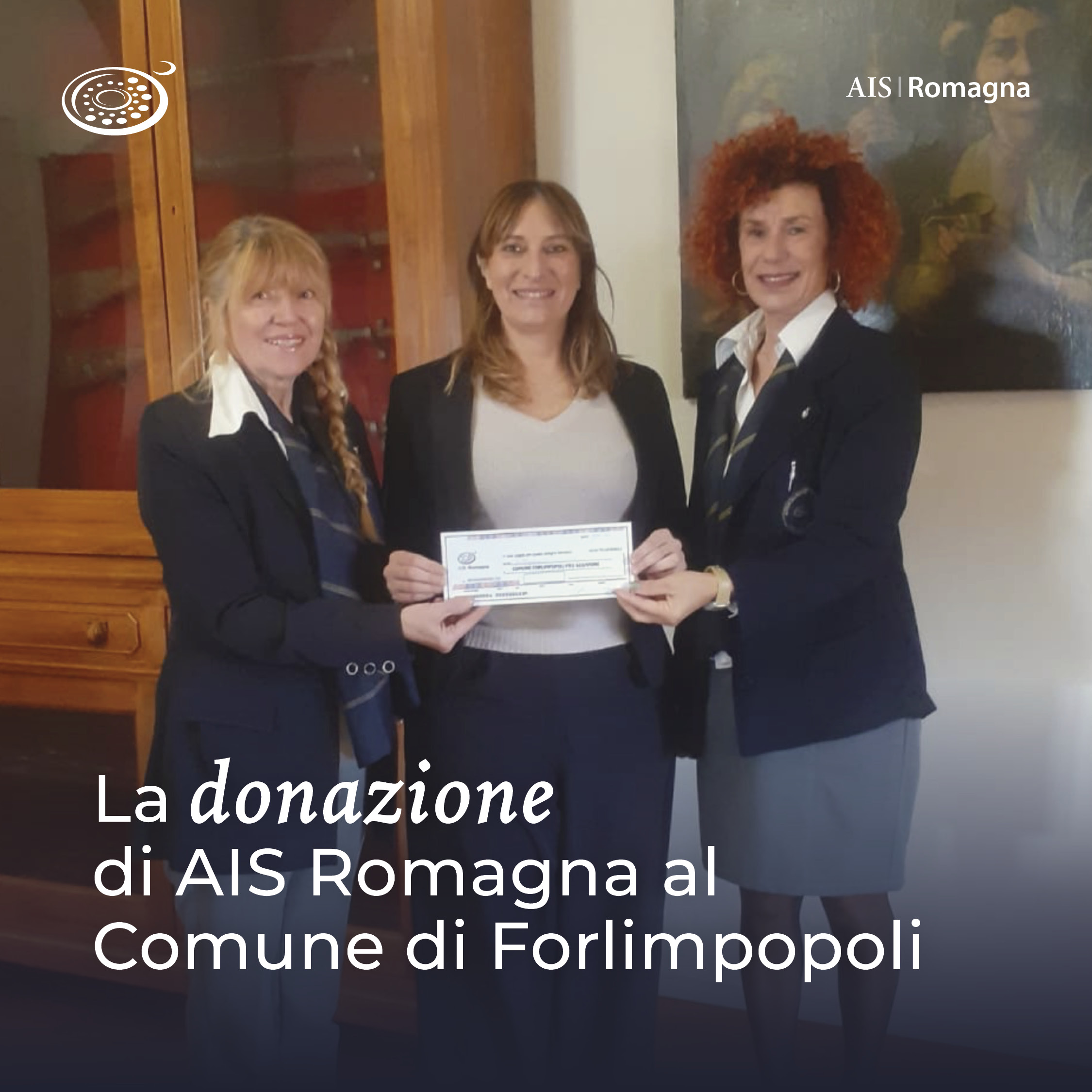 La donazione di AIS Romagna al Comune di Forlimpopoli