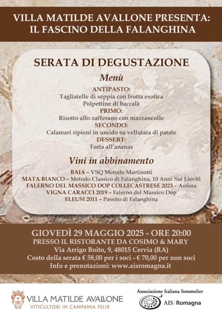Menù Falanghina